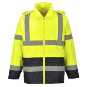 Hi Vis Classic Contrast Rain Jacket, Class 3
