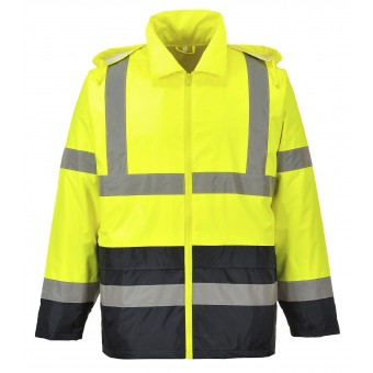 Hi Vis Classic Contrast Rain Jacket, Class 3 1 Hi Vis Classic Contrast Rain Jacket, Class 3