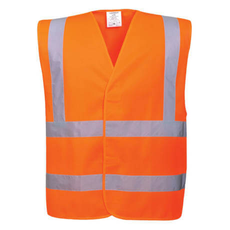 Hi-Vis Two Band & Brace Vest, PC470 2 PC470 ORANGE