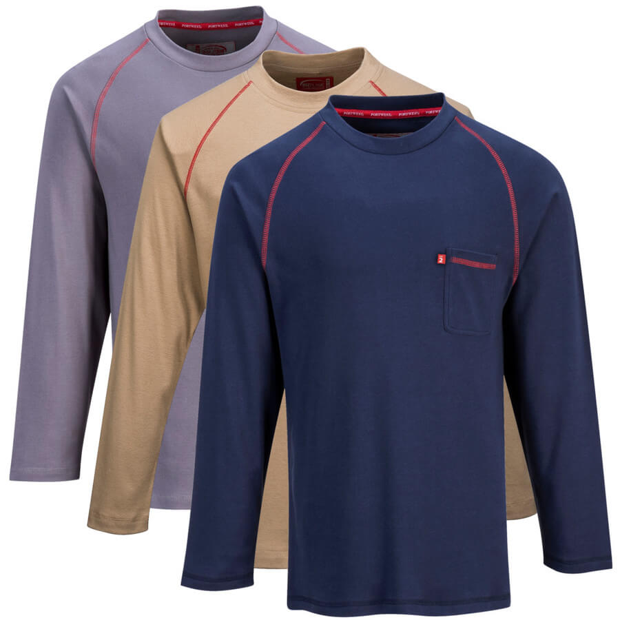 Flame Resistant Crew Neck T-Shirt, PFR01 2 PFR01_2