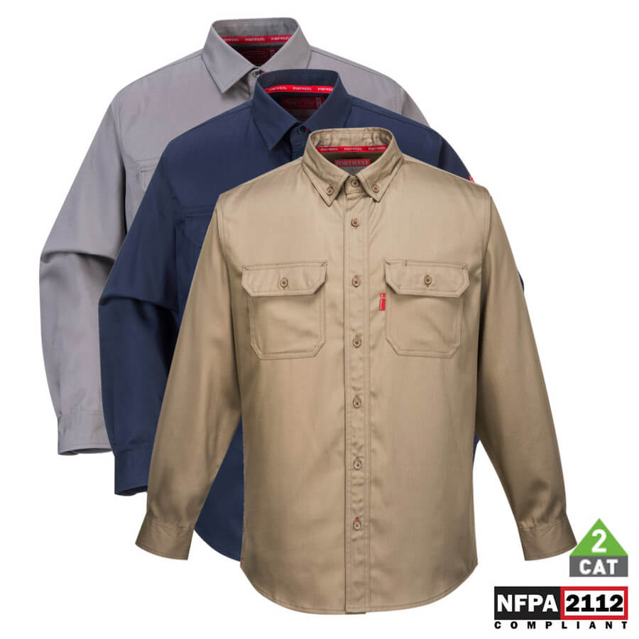 Flame Resistant 88/12 Shirt, PFR89 2 PFR89__Collage