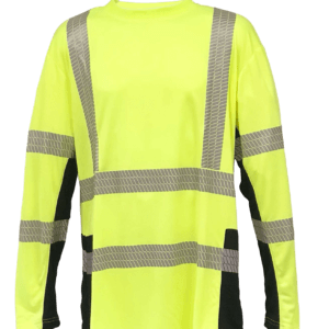 Hi Vis Two Tone Long Sleeve Reflective T-Shirt, Class 3, PLS1709
