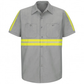 Reflective Industrial Work Shirt (Short Sleeve), PSS224