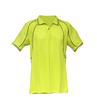High Visibility Reflective Piping Polo Shirt, PSS1691 1 polo_w_piping