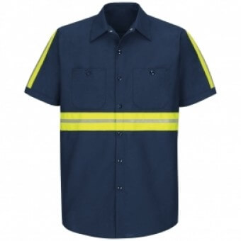Reflective Industrial Work Shirt (Short Sleeve), PSS224 1 hi_vis_polo