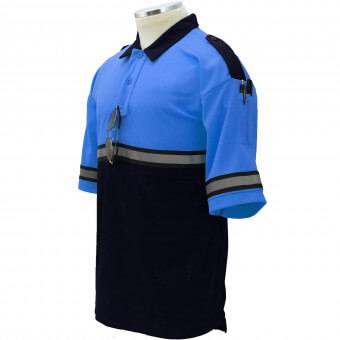 Two Tone Biker Patrol Polo Shirt, PBP510 1 two_tone_bike_shirt_rb