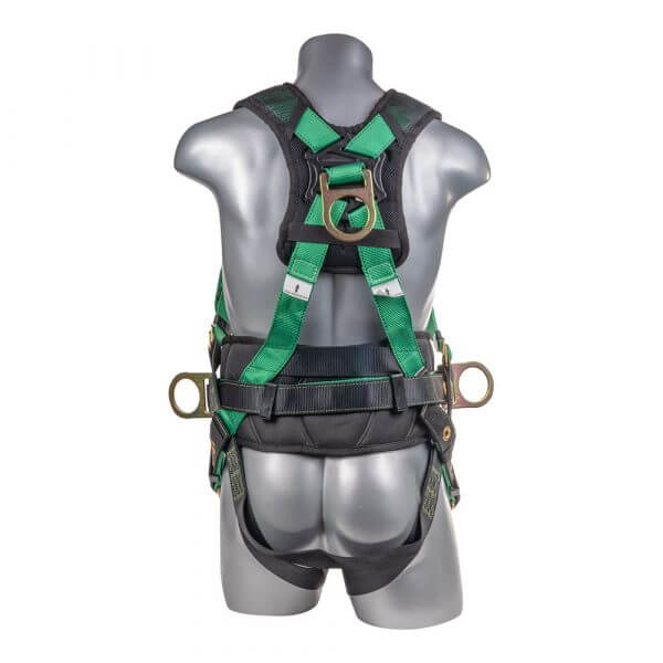 Harness 5pt. Back Padded, QCB Chest, GL, B/S D-Rings 2 Harness-back