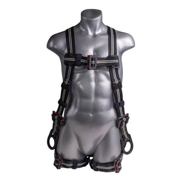 Dielectric Arc Flash Harness Black Color 1 harness_black_color_front