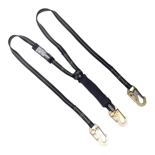 Flame Resistant Lanyard 6 ft., 6 ft. Free Fall. Shock Absorber 1 lanyard small hooks