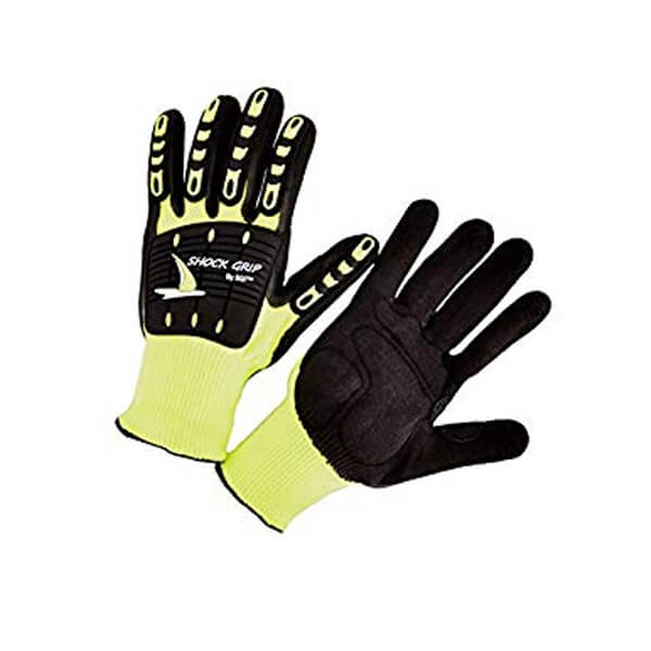 Shock Grip Anti Impact Glove 1 13-gauge-hi-vis-green