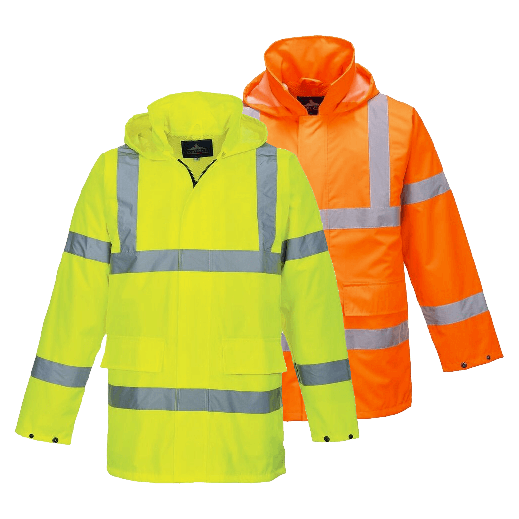 Hi Vis Lite Traffic Rain Jacket, PS160 1 PS160 Rain Jacket