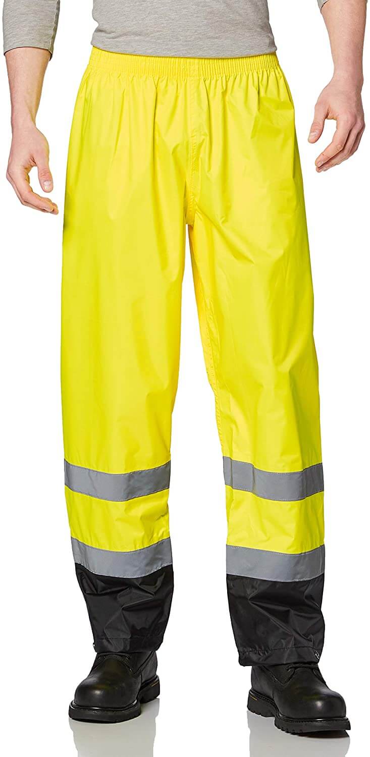 Hi-Vis Classic Contrast Rain Pants 1 High Visibility Contrast Rain Pants