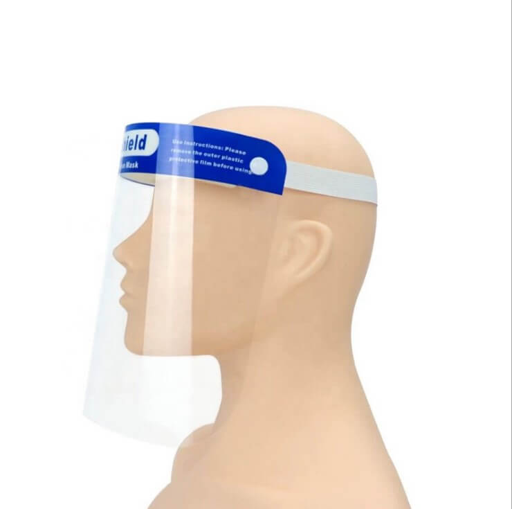PMASK10 - Anti-Fog Face Shield 3 Face shield mask side