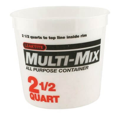 Multi-Ratio/Multi-Purpose Containers 1 LEAK Multi ratio 2 .5 qt