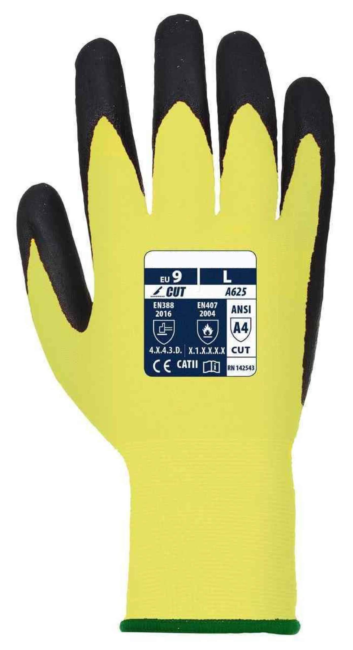 Vis-Tex Cut Resistant Glove PU, Level 4 1 Vis-Tex Cut Resistant Glove PU, Level 4