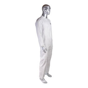 White Microporous Disposable Coveralls, PPCW1600