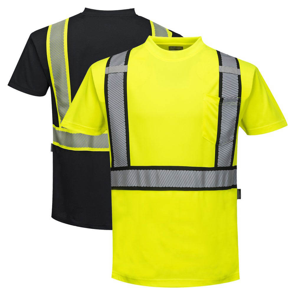 Hi Vis Short Sleeved T-Shirt, Class 2, PS396 1 Hi Vis Short Sleeved T-Shirt, Class 2, PS396