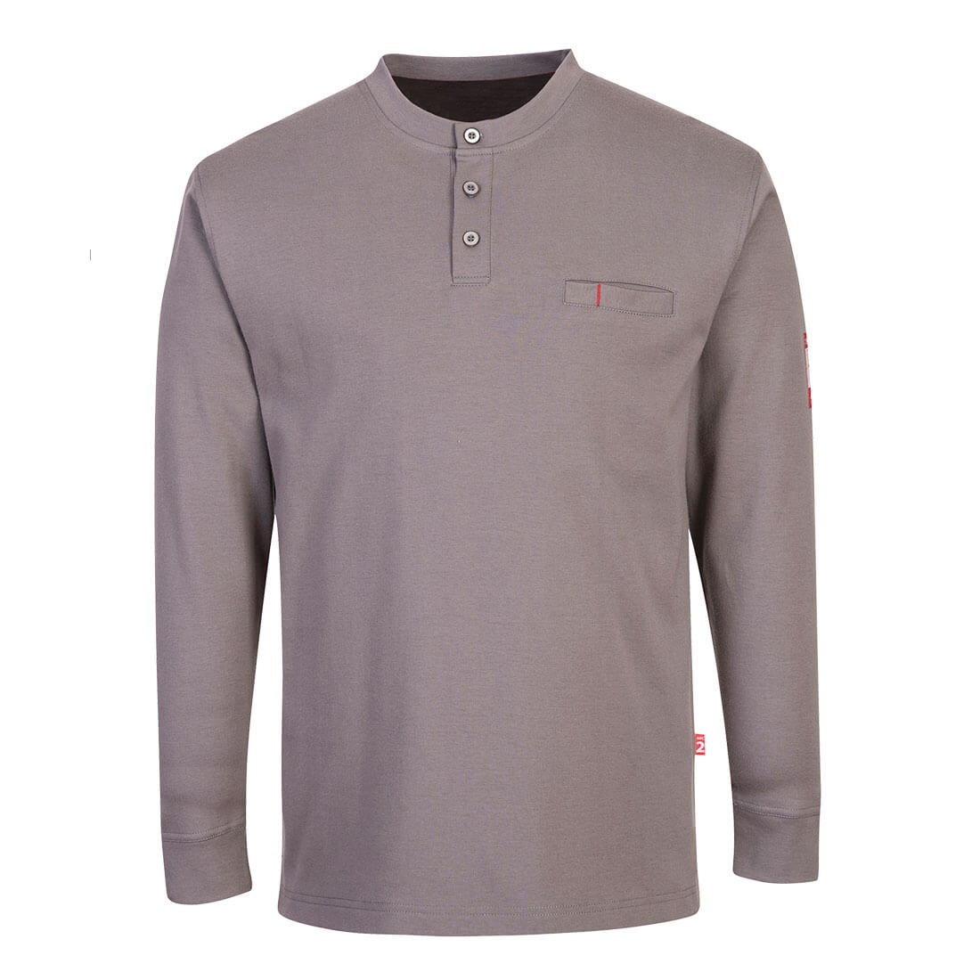 Flame Resistant Henley Antistatic T-Shirt, PFR32 1 Flame Resistant Henley Antistatic T-Shirt, PFR32