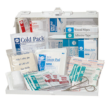 Trysafe #25 Bulk First Aid Kit, OSHA, Metal 1 Trysafe #25 Bulk First Aid Kit, OSHA, Metal