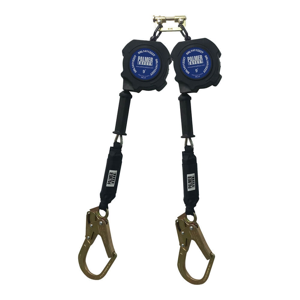Dual SRL LE 9’ Galvanized Cable w/ Steel Rebar Hook & SRL170 Connector 1 Dual SRL LE 9’ Galvanized Cable w/ Steel Rebar Hook & SRL170 Connector