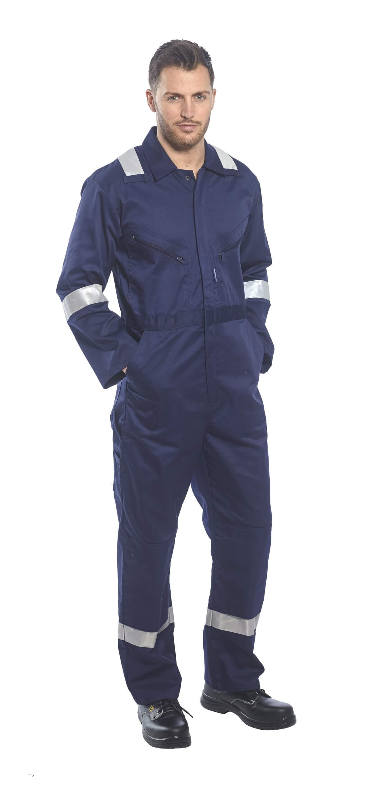 Flame Resistant Modacrylic Light Weight Anti-Static Coverall 1 Flame Resistant Modacrylic Light Weight Anti-Static Coverall