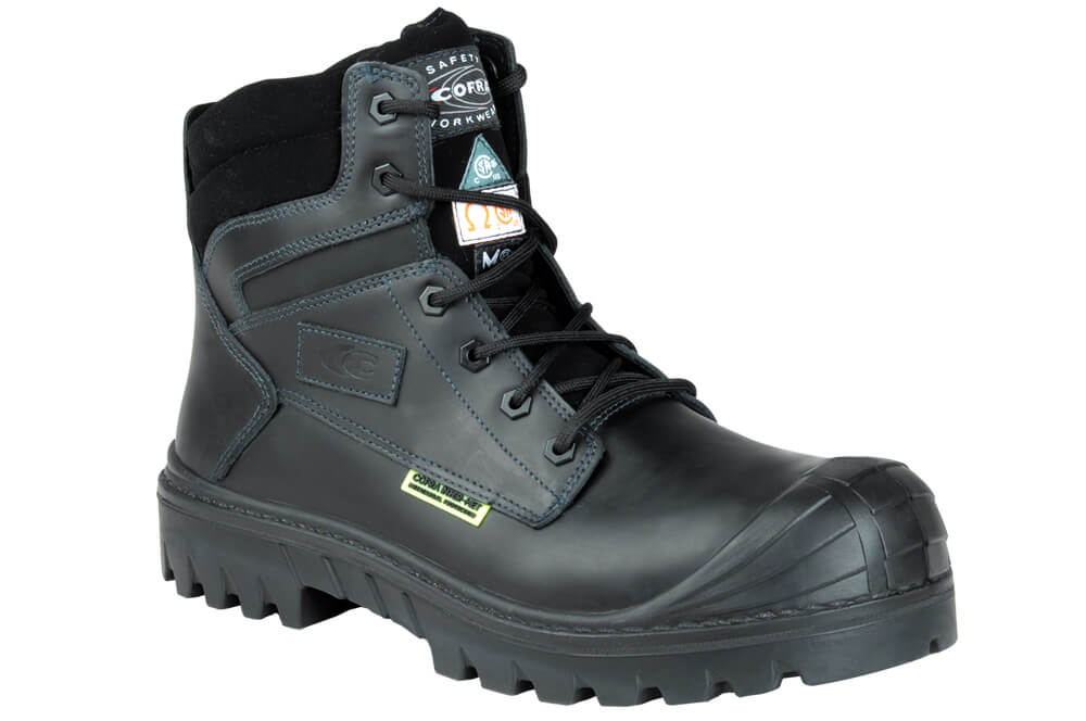 Men's 6" Chicago Black Composite Toe Inter-Met Work Boots 1 Men's 6" Chicago Black Composite Toe Inter-Met Work Boots