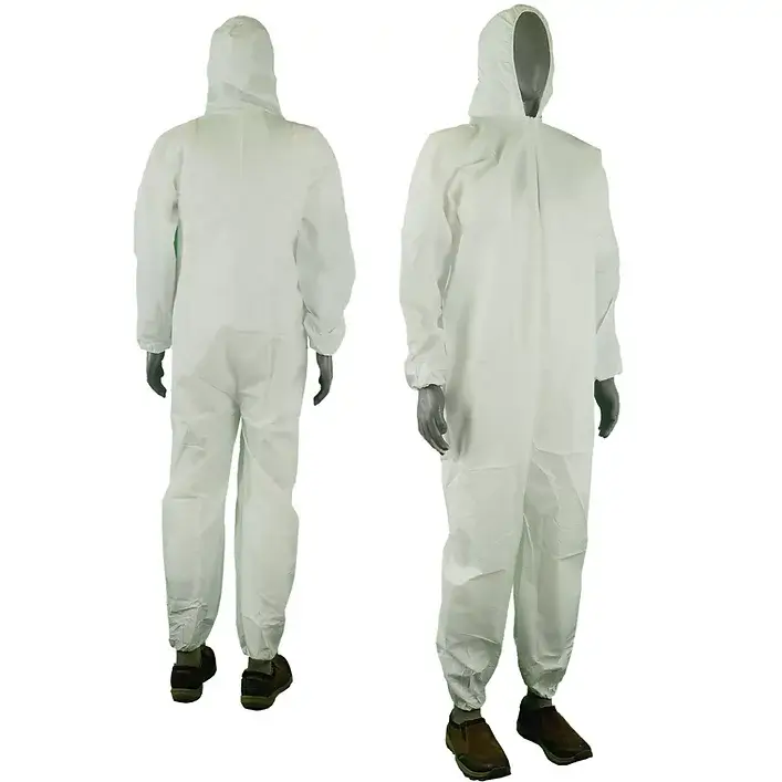 Microporous Disposable Coveralls with Hood 1 Microporous Disposable Coveralls with Hood