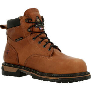 ROCKY IRONCLAD USA MADE STEEL TOE WATERPROOF WORK BOOTS, RKK0330