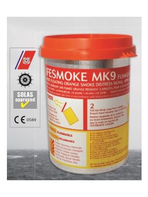 Lifesmoke MK9 Buoyant Orange Smoke Signal 2 Lifesmoke MK9 Buoyant Orange Smoke Signal - Image 2
