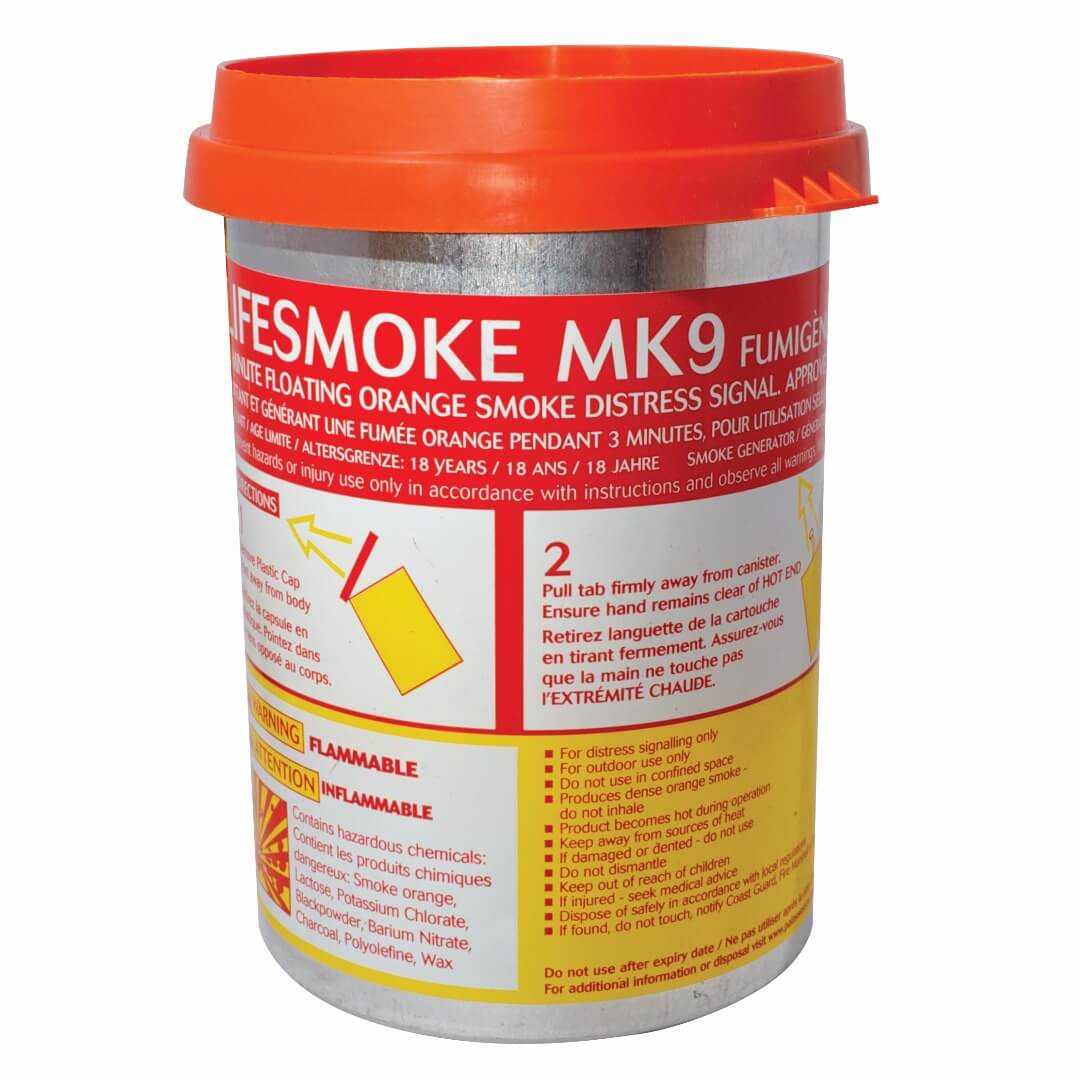 Lifesmoke MK9 Buoyant Orange Smoke Signal 1 Lifesmoke MK9 Buoyant Orange Smoke Signal