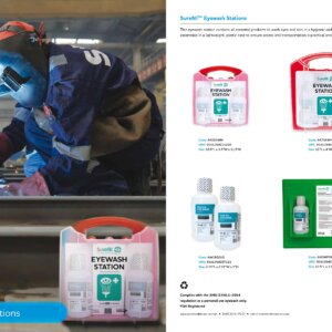 TRYALL SUREFILL Emergency Eyewash Station 75 Series 16 oz kit