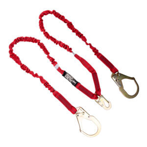 Lanyard 6 ft. Internal Shock, Rebar Hooks, Double Leg